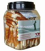 Green Qzin ИНТЕЛЛЕКТ Сушеное утиное мясо на сурими 750г (банка) фото, цены, купить