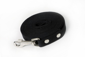 Брезент Поводок  25мм 5м  карабин Чёрный фото, цены, купить
