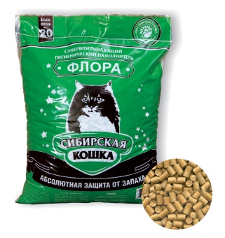 Сибирская Кошка "Флора" 20л гранулы фото, цены, купить