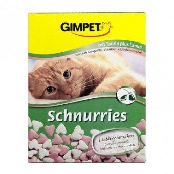 Gimpet сердечки 650шт зеленые ЯГНЕНОК+таурин ъ фото, цены, купить