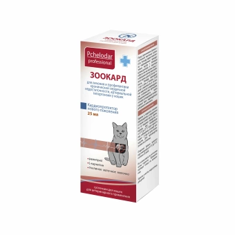 Pchelodar Зоокард суспензия для кошек 25мл  фото, цены, купить