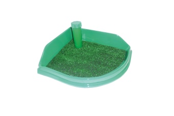 Туалет со столбиком "Рокки" угловой (д/собак) 500*430 фото, цены, купить