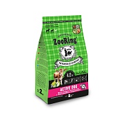 ZooRing Active Dog Мясо молодых бычков и рис с глюкозамином и хондроитином  для ср. и кр.пород 2кг фото, цены, купить