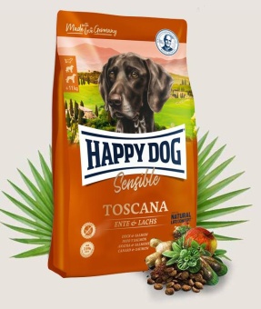 Happy Dog Supreme Toscana Тоскана с уткой и лососем  12,5кг фото, цены, купить