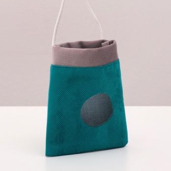 Подвесной карман для грызунов с окошком, мебельная ткань микс цветов 10*15 см фото 