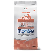 Monge Speciality Line Monoprotein сухой для взрослых собак всех пород Лосось/Рис 2,5кг фото, цены, купить