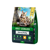 Mr.Buffalo STERILIZED с курицей для стерилизованных кошек 400г фото, цены, купить