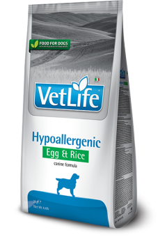 Farmina VetLife Hypoallergenic Egg&Rice с яйцом и рисом при пищевой аллергии для собак фото, цены, купить