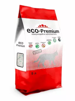 ECO Premium GREEN наполнитель комкующийся 5л-1,9кг фото, цены, купить