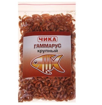 ЧИКА Гаммарус крупный пакет 30г для рыб фото, цены, купить