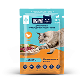 Ночной Охотник Мясное Ассорти в соусе для привередливых кошек, пауч 85г фото, цены, купить