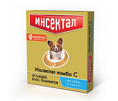 капли  на холку Инсектал Комбо для собак 1-4кг (1пип) фото, цены, купить