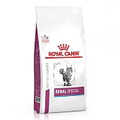 Royal Canin Veterinary Diet Renal Special при болезнях почек у кошек 2кг фото, цены, купить