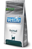 Farmina VetLife Hairball для выведения шерстяных комочков у кошек 2кг фото, цены, купить