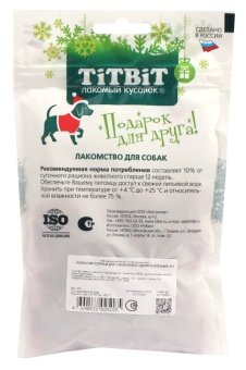 TiTBiT Колбаски телячьи для собак (Новогодняя коллекция) 80 г 025185 фото, цены, купить