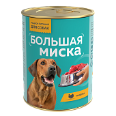 Зоогурман Большая Миска консервы  970г с индейкой для собак фото, цены, купить