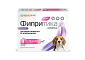 Фипритика капли на холку для собак, 10-20кг (3пип/1,4мл) фото, цены, купить