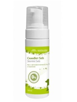 Мусс СкинВет Seb со скваленом и фитосфингозином 160мл фото, цены, купить