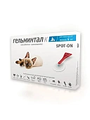 Гельминтал SPOT-ON капли на холку для кошек  до 4кг (1пип) фото, цены, купить