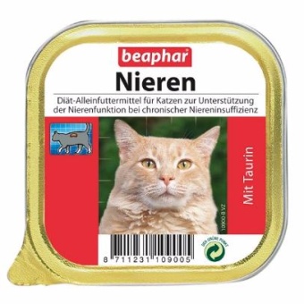 Beaphar Neiren Taurin 100г паштет из курицы с таурином при почечной недостаточности у кошек фото, цены, купить