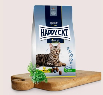 Happy Cat ADULT Culinary LandGeflügel Кулинария с домашней птицей 300г фото, цены, купить