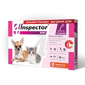 Inspector MINI (Инспектор Мини) 0,5-2кг 3пип*0,4мл для собак и кошек на холку фото, цены, купить