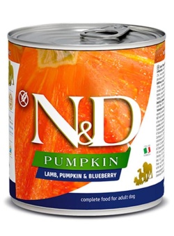 Farmina N&D консервы 285г Lamb&Pumpkin&Blueberry (ягнёнок/тыква/черника) для щенков фото, цены, купить