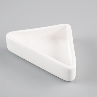 Миска керамика угловая 75мл 9,5*6*2см Белая фото, цены, купить