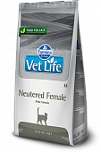 Farmina VetLife Neutered Female для стерилизованных кошек 5кг