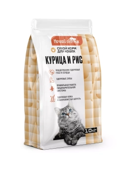 Ночной Охотник Курица и рис для кошек 10кг фото, цены, купить