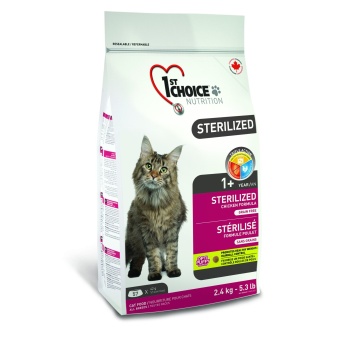 1stChoice Sterilized с курицей и бататом для стерилизованных,кастрированных  кошек фото, цены, купить