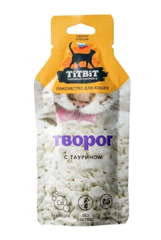 TiTBiT Творог для кошек с таурином 15г фото, цены, купить