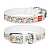  Collar WAUDOG 20мм 30-39см "Пончики"S  кожа ошейник для собак фото, цены, купить