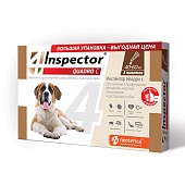 Inspector QUADRO (Инспектор Квадро) 3пип*6мл 40-60кг для собак на холку фото, цены, купить