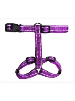 Комплект Зоомикс поводок со шлейкой 10 мм*40см, со светоотраж нитями  фото, цены, купить