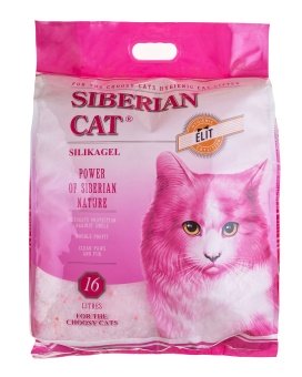 Наполнитель Сибирская Кошка "Elit" 16л силикагель для привередливых  фото, цены, купить