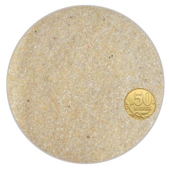 Грунт 916209 кварцевый песок окатанный 0,1-0,63мм  4л/5кг фото, цены, купить