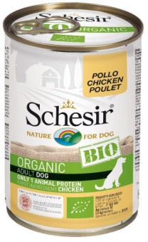 SCHESIR ORGANIC консервы 400г с курицей для собак фото, цены, купить
