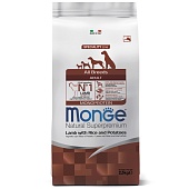 Monge Speciality Line Monoprotein сухой для взрослых собак всех пород Ягнёнок/Рис 2,5кг фото, цены, купить