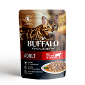 Mr.Buffalo пауч для взрослых кошек Говядина в соусе 85г фото, цены, купить