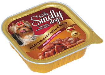 Smolly Dog  консервы 100г с говядиной для собак фото, цены, купить