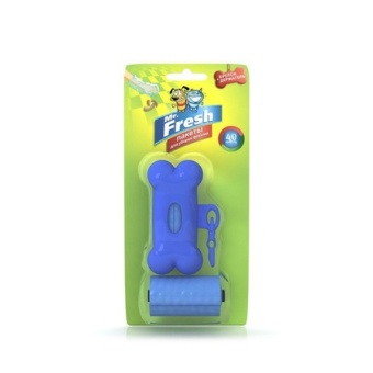Пакеты для уборки фекалий с брелоком-держателем Mr.Fresh 40шт  фото, цены, купить