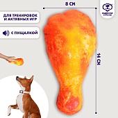 Игрушка для собак с пищалкой «Курочка» из текстиля, 13,6 х 8 см  фото, цены, купить