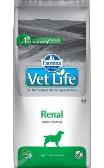 Farmina VetLife Renal при почечных заболеваниях у собак фото, цены, купить