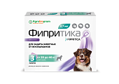 Фипритика капли на холку, для собак 20-40кг (3пип/2,7мл) фото, цены, купить