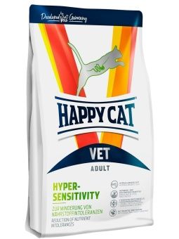 Happy Cat VET Diet Hypersensitivity для кошек при пищевой аллергии 1 кг фото, цены, купить