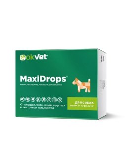 МаксиДропс для собак весом 10-20кг фото, цены, купить