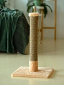 Когтеточка Пушок "Столбик" с носочком 50см для кошек