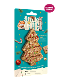 Little One Лакомство Новогоднее Игрушка для Грызунов Ёлочка 65г  фото