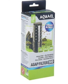 Фильтр внутренний AQUAEL ASAP 300 (до100л) 300л/ч фото, цены, купить